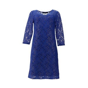 Colleen Lopez 3/4 Slv Metallic Lace Dress 720-307